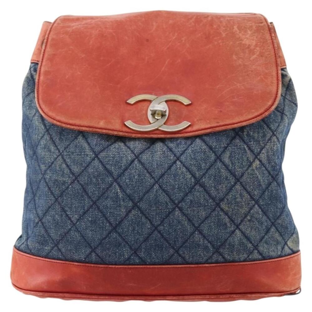 Chanel Matelasse Chain Backpack Blue